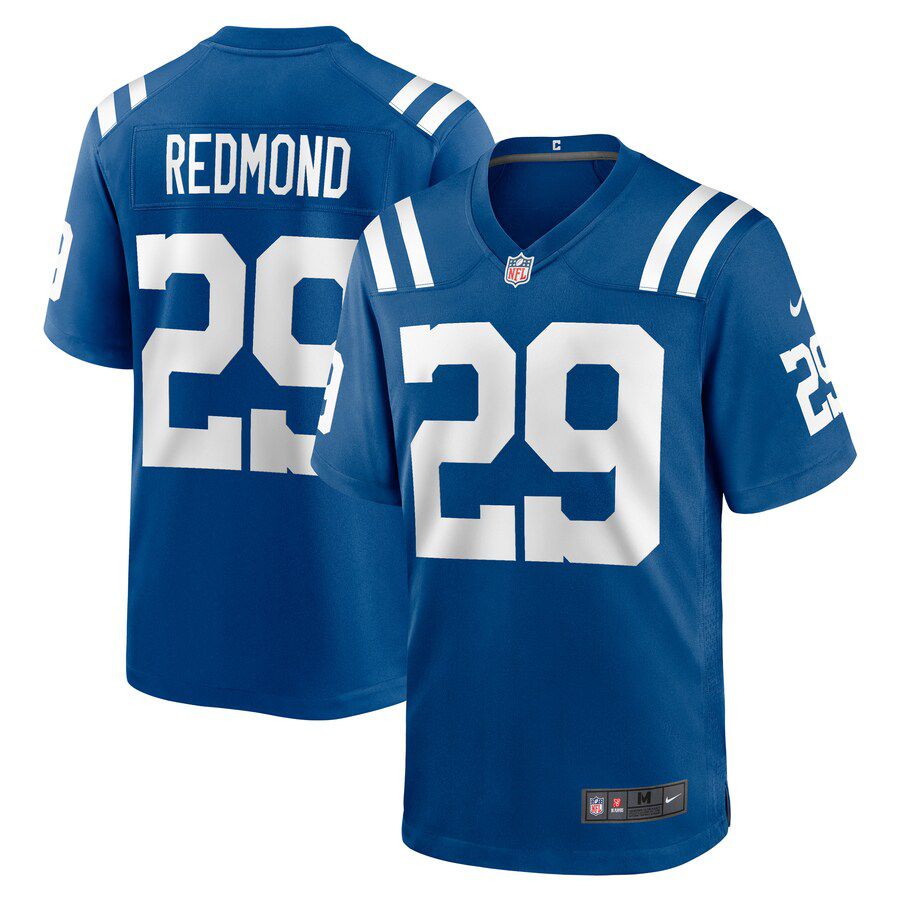 Men Indianapolis Colts #29 Will Redmond Nike Royal Game Player NFL Jersey